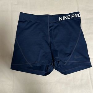 Navy Nike Pro Spandex